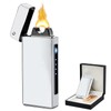 TIKIUKI Electric Rechargeable Flameless Windproof Plasma Lighter - Butane Free