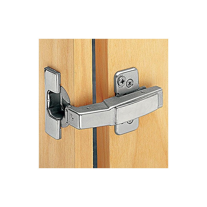 Blum Modern Clip-on Blind-Corner Hinges, Unfinished Metal, 35mm Cup