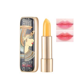 Qin Derdom Warm Color Changing Lipstick, Color Changes at pH Value, Long Lasting Moisturizing, Jelly Lipstick, Smooth Adhesion, Moisture Shine, Magic Color, Natural Color, 0.1 oz (3.8 g)