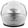 Bogotto FG-102 Duo Fibreglass Flip-Up Helmet, White, XS