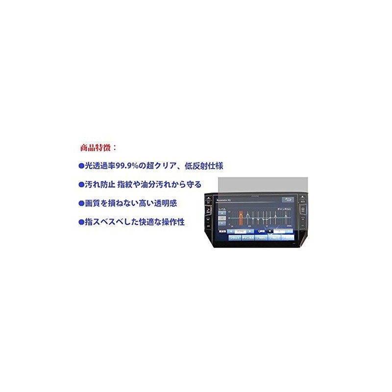 WASHODO Pioneer 541-0004-01A01WX Raku Navi AVIC-RL901 8V LCD Protective Film