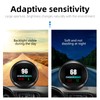 Digital HUD OBD2 GPS Mode with Inclinometer Compass Speed RPM