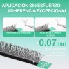 Extensiones De Pestañas 3D In W, 8–15 mm, Naturales y