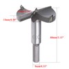 TA-VIGOR Forstner Drill Bit 55mm, Tungsten Carbide Wood Hole Saw