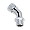 NearMoon Shower Elbow Adapter for Shower Head, Solid Brass 45°G1/2