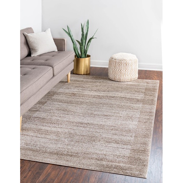 Rugs.com Angelica Collection Rug – 4' x 6' Beige Medium