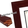 Golden State Art, 11x14 Diploma Frame - Mahogany Solid Wood