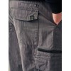 NEXT Long Cargo Shorts with Belt, gray, 44