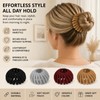 Hair Styling Set Women - Bun Maker - Faux Silk