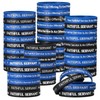 PullCrease 50 Pcs Christian Bible Verses Bracelets Bulk Scripture Silicone