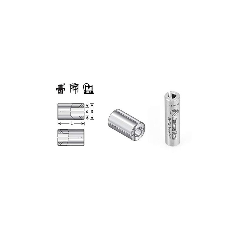 Amana Tool - RB-119 High Precision Steel Router Collet Reducer