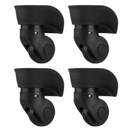 HAMILO Luggage Casters Replacement or Repair Easy Installation 4-Piece Set Black