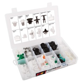 Performance Tool W5256 160pc Volkswagen Trim Clips| Trim Clips for Doors, Bumpers, Paneling & More | Most Popular Sizes for VW | Includes Case & Picture Insert for Quick Part Identification