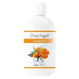 Vitamedes Shower Gel, Mild Cleansing, Good Foaming, Skin Care (Sea Buckthorn)