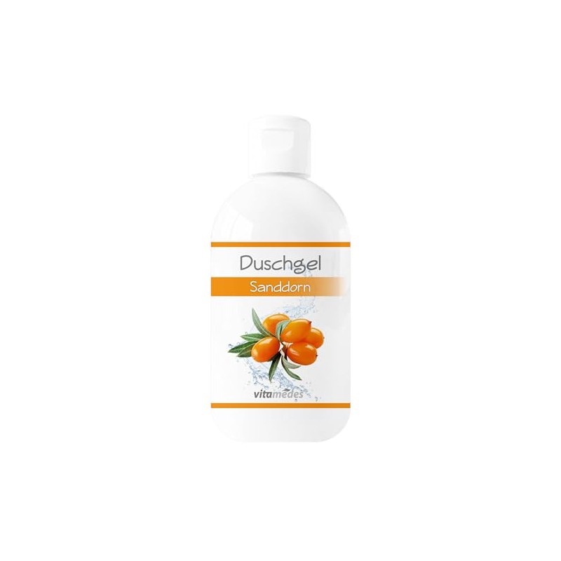 Vitamedes Shower Gel, Mild Cleansing, Good Foaming, Skin Care (Sea
