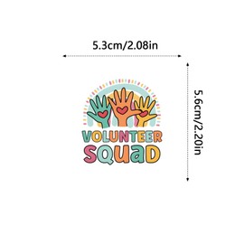 123pcs Volunteer Appreciation Stickers for Children, Girls, Boys, Teen, Adult Water Bottles, Laptops, Suitcases, Birthday Party, Kawaii Motivational Lnspirational Quotes Cute Sticker