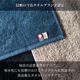 TAVARAT Perfect Hand Towel, Wet Towel Size, Towel Handkerchief, Imabari Towel, 9.1 x 12.6 inches (23 x 32 cm), Individual Packaging, Made in Japan, 100% Cotton (Assorted, 6 Pieces)