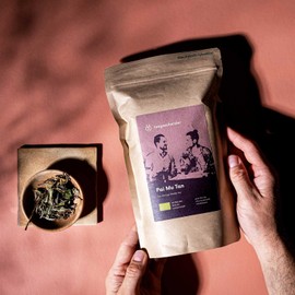 teegeschwister® Organic Pai Mu Tan Fine White Tea China from Yunnan Province, Hand-Picked Whole Leaves, Organic Tea Loose without Flavourings, 80 g