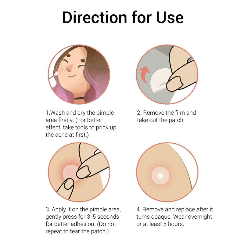 Acne Patches, BREYLEE Tea Tree Pimple Patches Acne Dots Acne