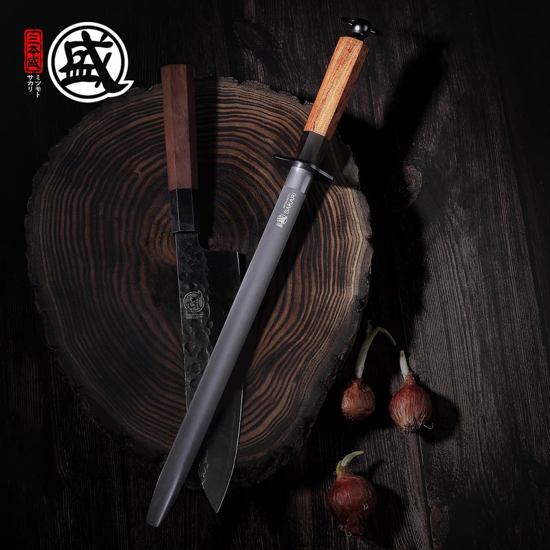 MITSUMOTO SAKARI 12 Inch Flat Honing Rod, Japanese High Carbon