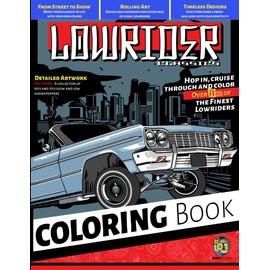 Lowrider Classics Car Coloring Book: Volume 1 Modified Custom Icons 60's-70's