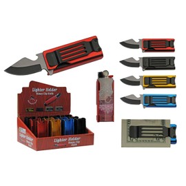 12 PIECE LIGHTER KNIFE DISPLAY