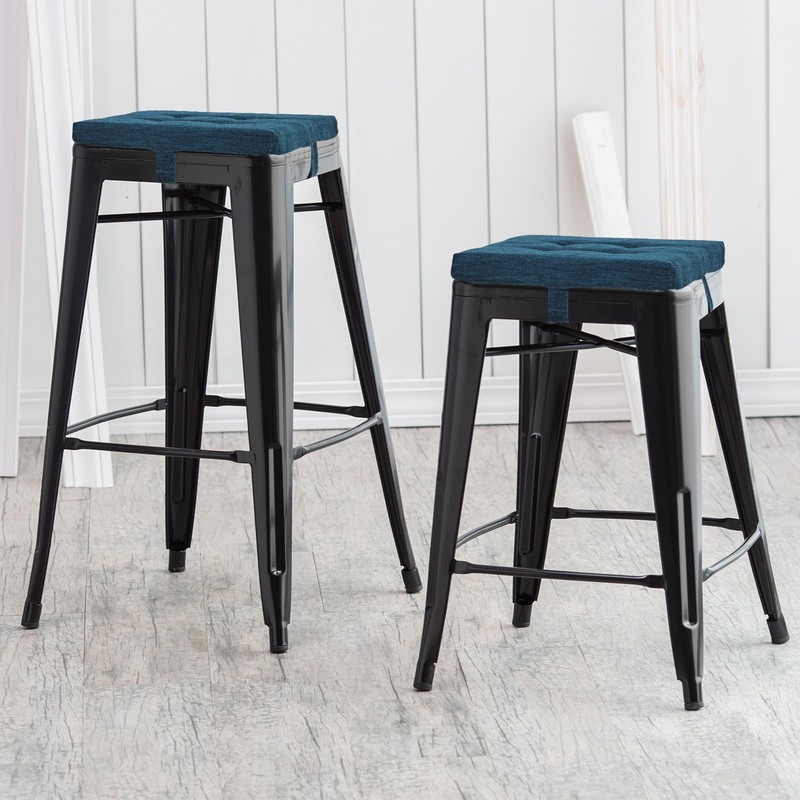 baibu 12 Inches Square Seat Cushion Set of 2, Super
