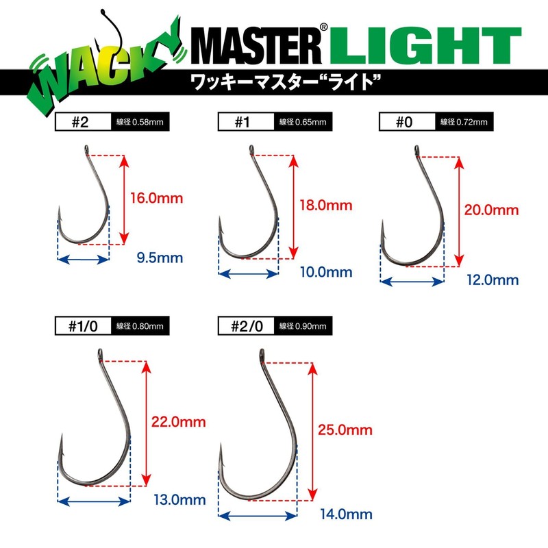 Gran. Nogales Wacky Master Light. #1/0. 12pcs