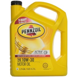 Pennzoil 550038360 10W-30 Motor Oil (SN/GF-5) 5qt. Jug