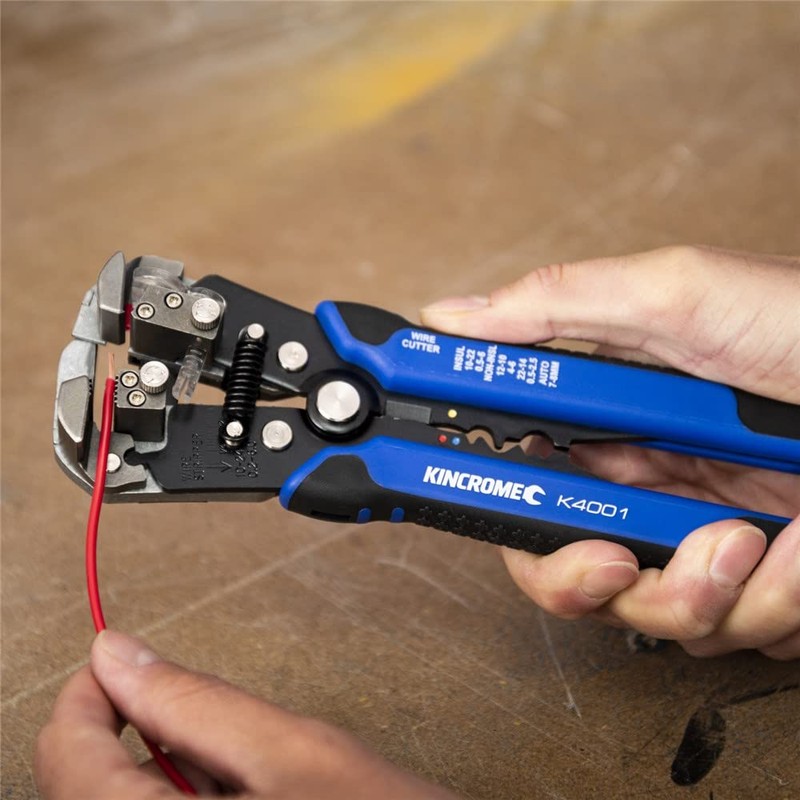 Kincrome Automatic Wire Stripper with Crimper, 200mm Size