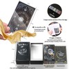 WJPC Silver Foil Edge Tarot Cards with Guide Book Set&Gift