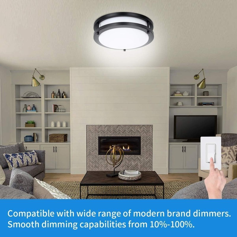Drosbey 50W LED Flush Mount Ceiling Light Fixture, Ceiling Lights