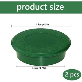 Professional Golf Cup Cover Universal Putting Green Hole Practice Training Aids Hole Lid Protection for Golf Courses and Outdoor (2Pcs)