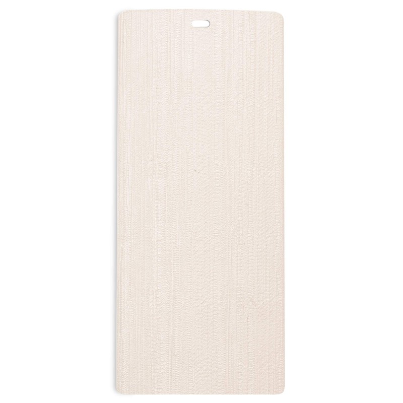 DALIX Arctic Ivory Vertical Blind Texture Slats Sliding Door 82.5