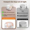 6 Pack Locking Spring Cable Clips, Rotatable Cord Organizer with