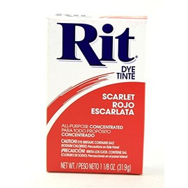 Rit Concentrated Powder Dye, Scarlet, 31.9