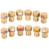 Packool 12-piece LP conversion set, brass nozzle set, compatible with