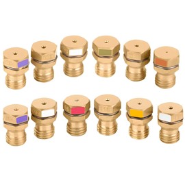 Packool 12-piece LP conversion set, brass nozzle set, compatible with Frigidaire gas stoves, converts natural gas to propane, rust-resistant, universally suitable for stoves, hobs, ovens