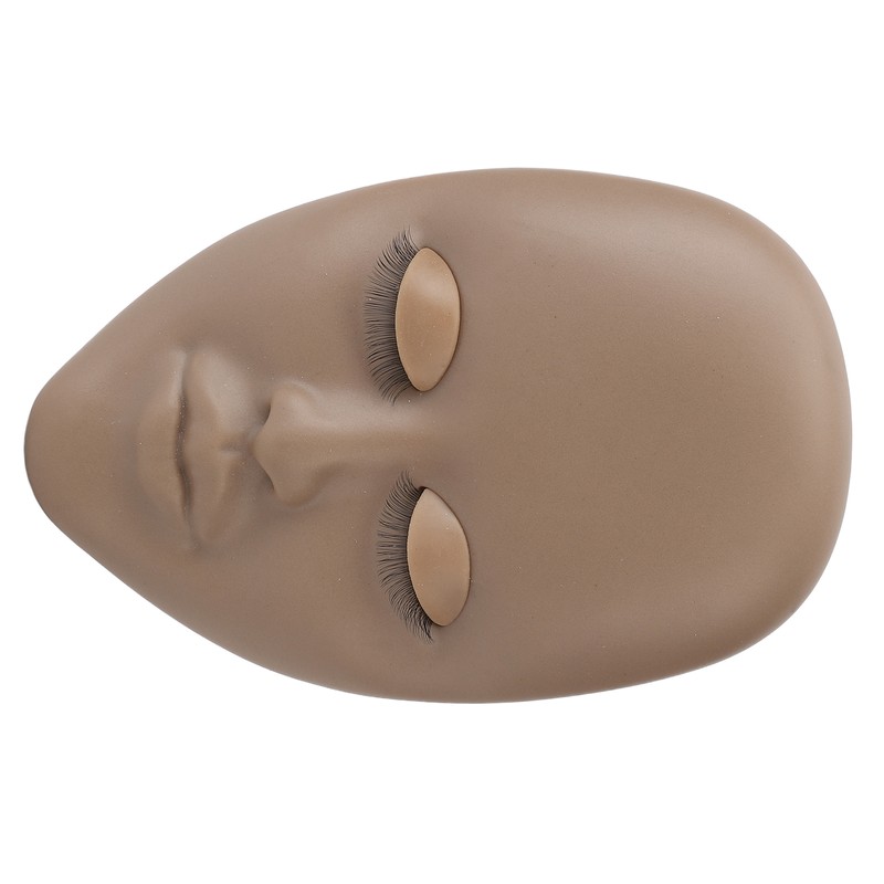 Lash Mannequin Head Reusable Soft Rubber 3D Effects Replaced Eyelids