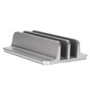 Laptop Holder Vertical 2 Slots Aluminum Alloy Adjustable Laptop Stand