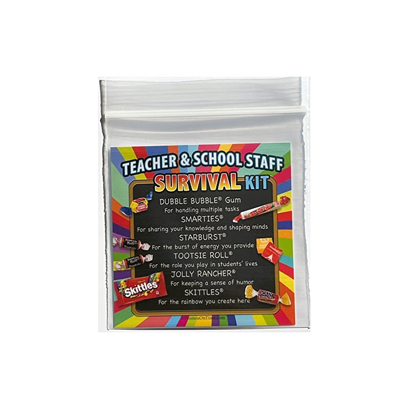 Teacher Appreciation & School Staff Survival Kits (12 per set)