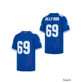 Varsity Blues 69 Billy Bob Movie West Canaan Coyotes Football Jersey Stitched Blue Men's Texas V-neck - Color: Blue, Size: XXXL