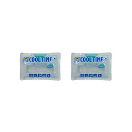 Captain Stag UZ-13187 Ice Packs, Antibacterial Cool Time, Cold Retention, Approx. 8-10 Hours, Small Size, 5.3 oz (150 g), Set of 2
