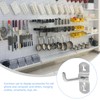 Garneck 12 Pcs Metal Square Peg Board Hooks - Heavy