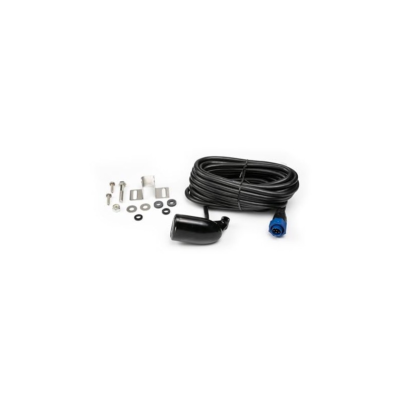 Lowrance 000-0106-72 HST-WSBL Transom-Mount Skimmer Transducer – 83/200 kHz with