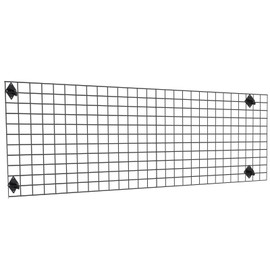 YMOBBU Gridwall Mount Brackets Black - Grid Panel Wall Mount Brackets Wire Grid Wall Mount Brackets 24pcs