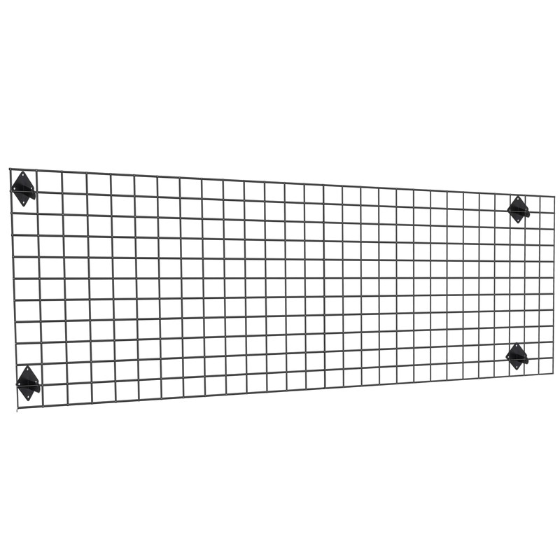 YMOBBU Gridwall Mount Brackets Black - Grid Panel Wall Mount