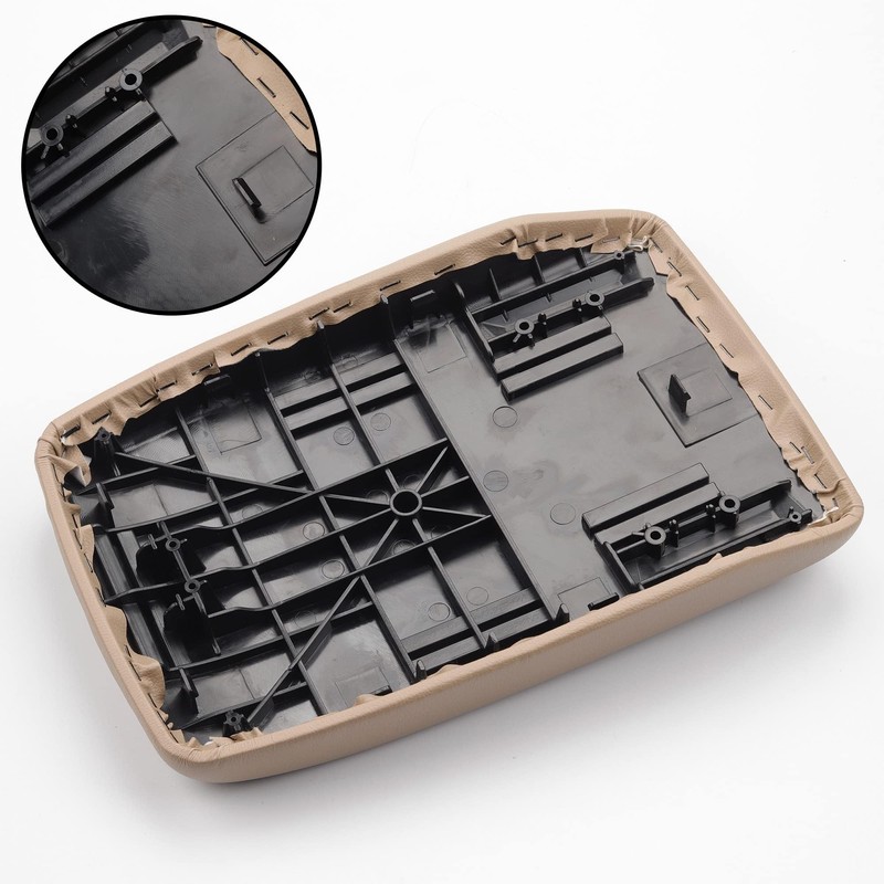 Dasbecan Center Console Armrest Cover Lid kit Compatible with 2008