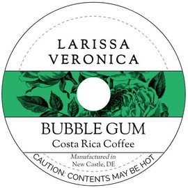 Bubble Gum Costa Rica Coffee (Single Serve K-Cup Pods) (Gourmet, Naturally Flavored, Whole Coffee Beans) (12 pods, ZIN: 571551)