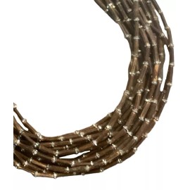 Chico's NWT CHICO’S Wood Bead Illusion Necklace SRP $69.50